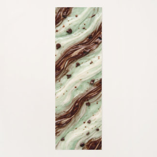 Mint Chocolate Chip Milkshake Marble Design Yogamatte