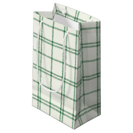 Mint Christmas Plaid Kleine Geschenktüte