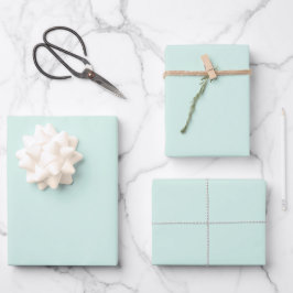 Mint Cloud Geschenkpapier Set