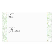 Mint Confetti Dots Gold bis von Weihnachtskleber