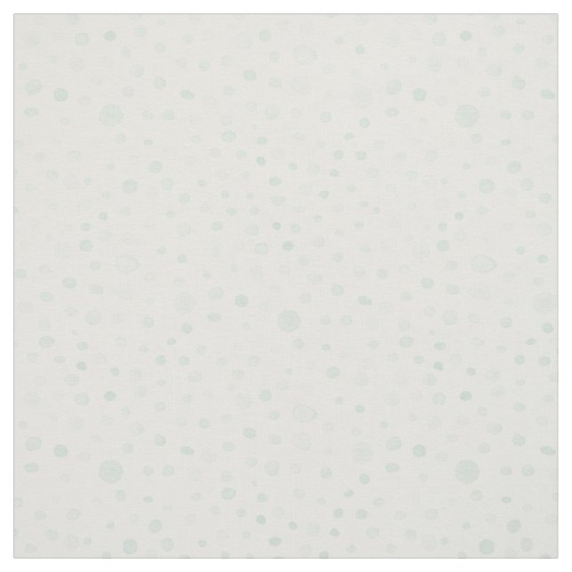Mint Confetti Wasserfarbe Dots Fabric Stoff (Muster)