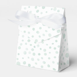 Mint Confetti Wasserfarbe Dots Gefälligkeitsbox Geschenkschachtel