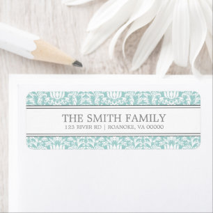 Mint Damask Muster