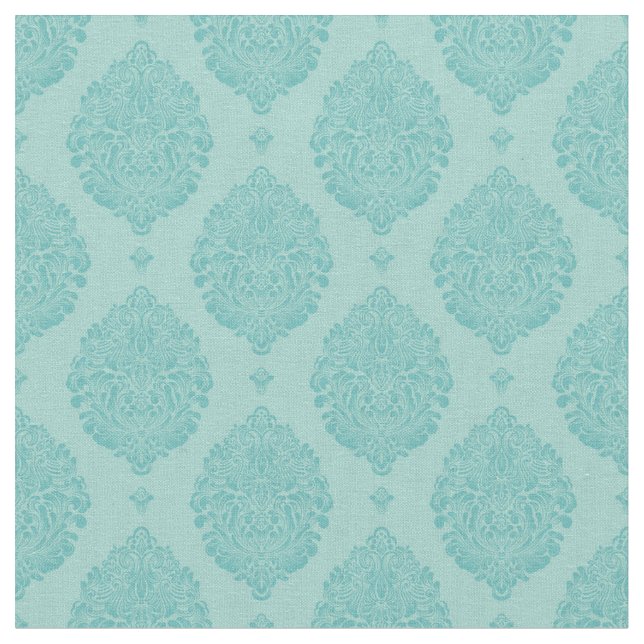 Mint Damask Stoff (Nahaufnahme)
