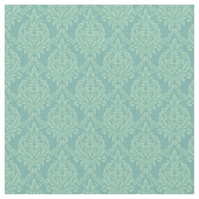 Mint Damask Stoff (Nahaufnahme)
