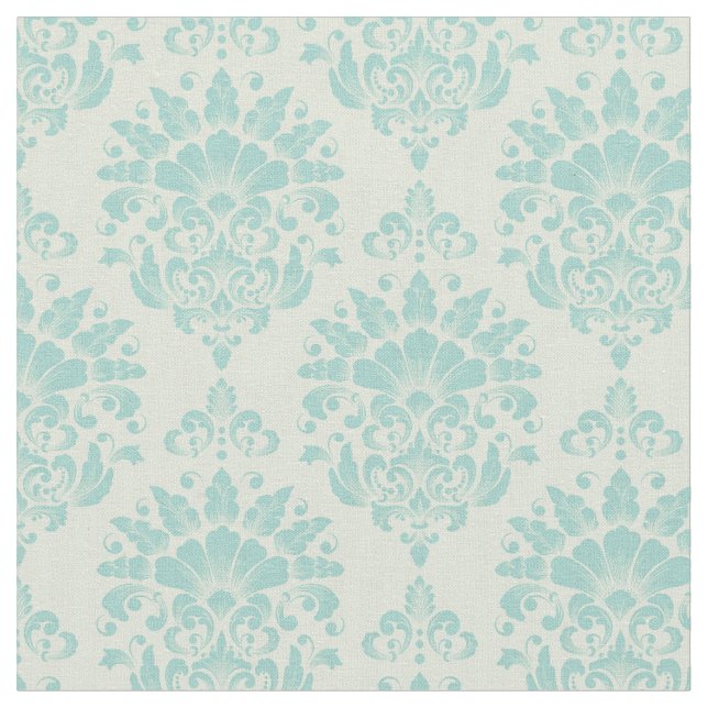 Mint Damask Stoff (Nahaufnahme)