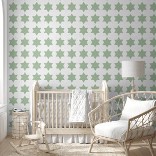 Mint Egg Muschel Hexagon Cubes Wallpaper Tapete