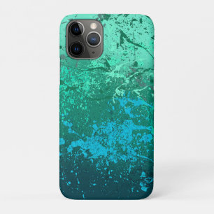 Mint Flurry: Abstrakte Spritzkunst Case-Mate iPhone Hülle