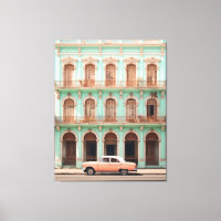 Mint Gebäude Peach Car Havana Kuba