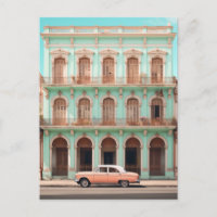 Mint Gebäude Peach Car Havana Kuba