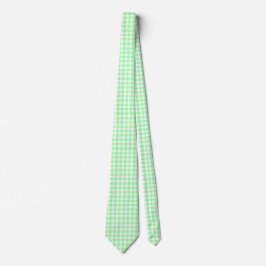 Mint Gingham Krawatte