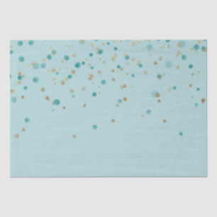 Mint Gold Glam Confetti Seidenpapier