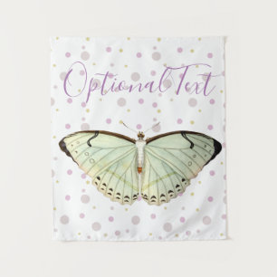 Mint Green Beauty Butterfly Wandteppich
