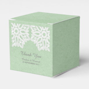 Mint Green Elegance Lace Fevor Boxes Geschenkschachtel