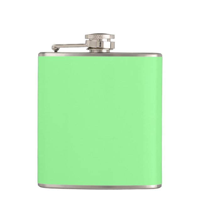 Mint Green Flachmann (Vorderseite)