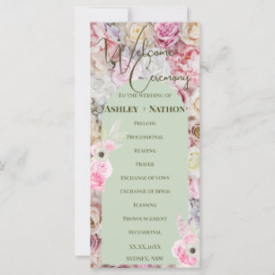 Mint Green Floral Arch Sommer Hochzeit Zeremonie