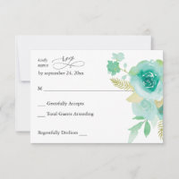 Mint Green Floral no Meal UAWG 2