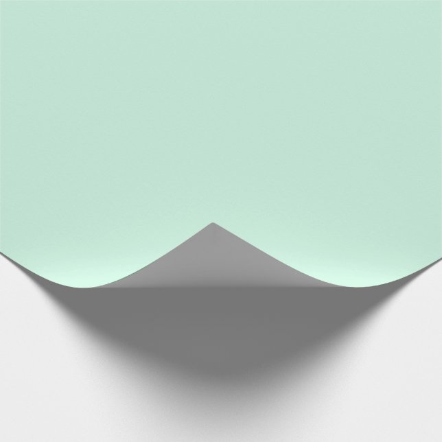 Mint Green Geschenkpapier (Ecke)