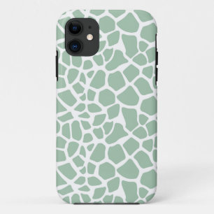 Mint Green Giraffe Print Case-Mate iPhone Hülle
