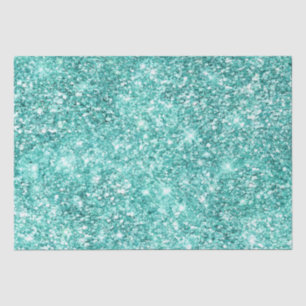 Mint Green Glitz Glitzer Seidenpapier