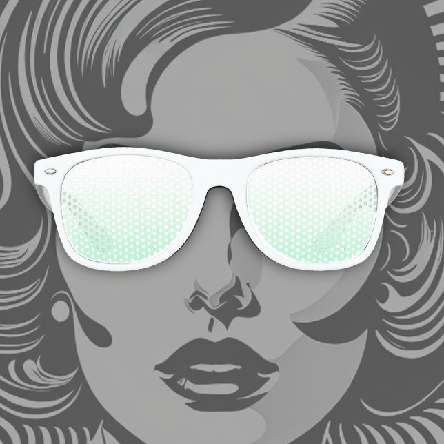 Mint Green Gradient Ombre Sonnenbrille (Von Creator hochgeladen)