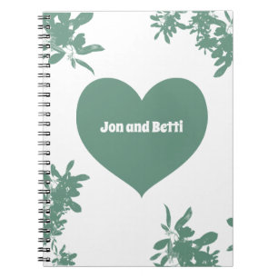 Mint Green Ivy Notizblock