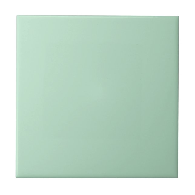Mint Green Keramik Tile - modern & stilvoll Fliese (Vorderseite)