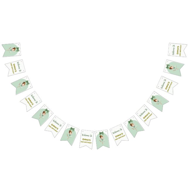 Mint Green Little Princess Ball Banner (Alle)