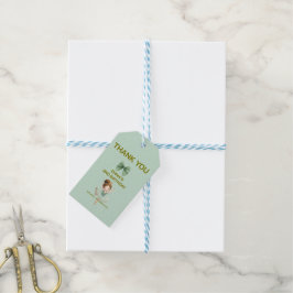 Mint Green Little Princess Ball Gift Tag Geschenkanhänger