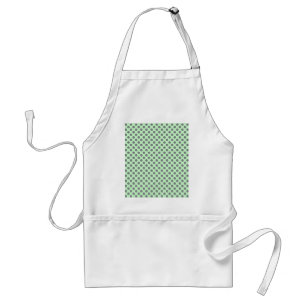 Mint Green mit grauen Polka-Punkten von Shirley Ta Schürze