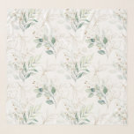 Mint Green Pastel Blumengrün Muster Schal<br><div class="desc">Karo aus diesem Design mit einem feinen grünen Blumenmuster.</div>