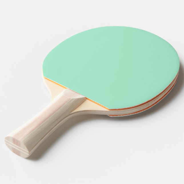 Mint Green Ping Pong Paddle Tischtennis Schläger (Vorderseite)