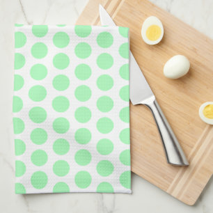 Mint Green Polka Dot Handtuch