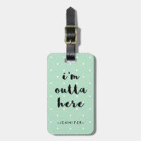 Mint Green Polka Dots for Travel | Ich bin hier dr