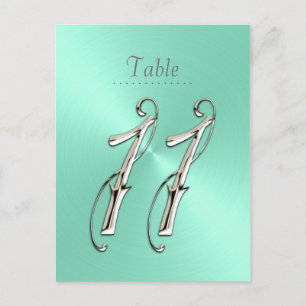Mint Green Sheen Tischnummer 11