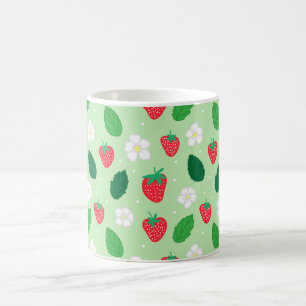 Mint Green Strawberry Kaffeetasse