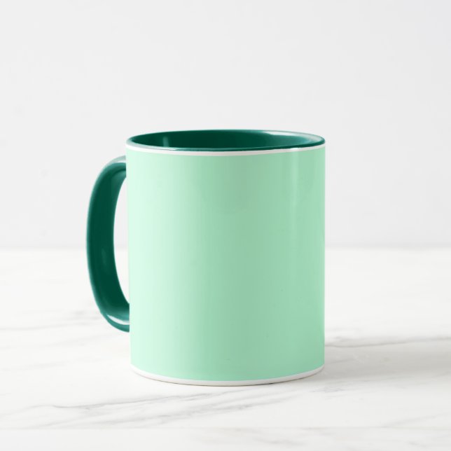 Mint Green Tasse (Vorderseite Links)