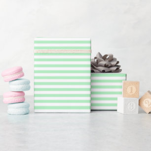 Mint Green   Weißabstreifpapier Geschenkpapier