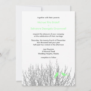 Mint Green Winter Background Weddings DIY Invitati Einladung
