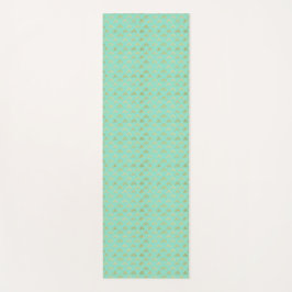 Mint Green Yoga Mat mit Gold Akzenten - Stilvoll Yogamatte