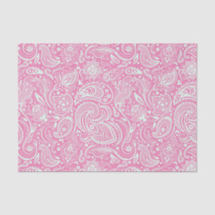 Mint-grün Blütenpaisley Custom Pink Hintergrund Seidenpapier