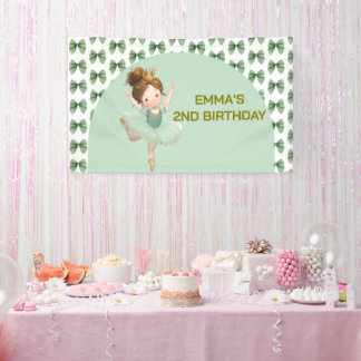 MINT Grün Little Princess Ball Banner