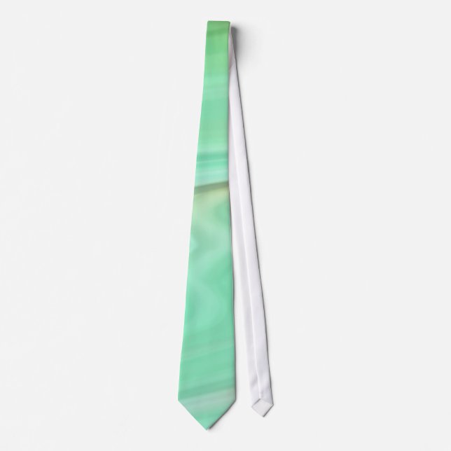 MINT-GRÜNER MARMOR – Elegantes abstraktes Muster Krawatte (Vorderseite)