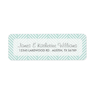 Mint Herringbone Zickzack Moderne Hochzeit