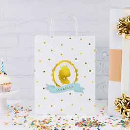 Mint Imitate Gold Cameo und Confetti Punkte Kleine Geschenktüte
