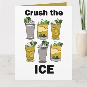 Mint Julep Cocktail Crush The Ice Derby Party Karte