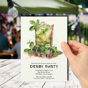 Mint Julep Derby-Party Einladung