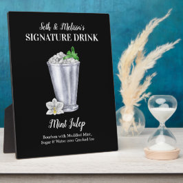Mint Julep ・ PERSONALISIEREN Sie diesen Signature  Fotoplatte