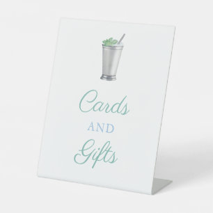 Mint Julep Race Karten und Geschenke Sockelschild