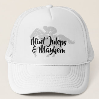 Mint Juleps & Mayhem Trucker Hat Truckerkappe